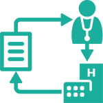 clinical workflow solutions icon