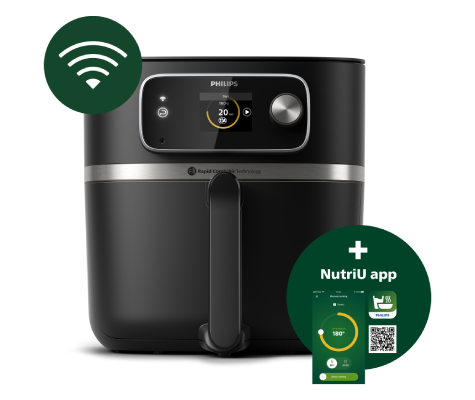 Airfryer Essential حجم XL متصل، Airfryer من Philips، حلول طهو متصلة